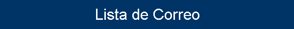 Lista de Correo
